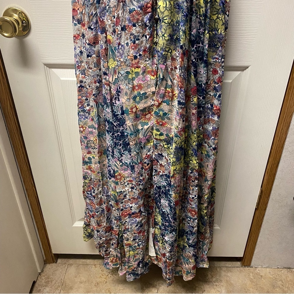 Anthropologie Floral Halter Maxi Dress in Multicolor - Picture 4 of 13